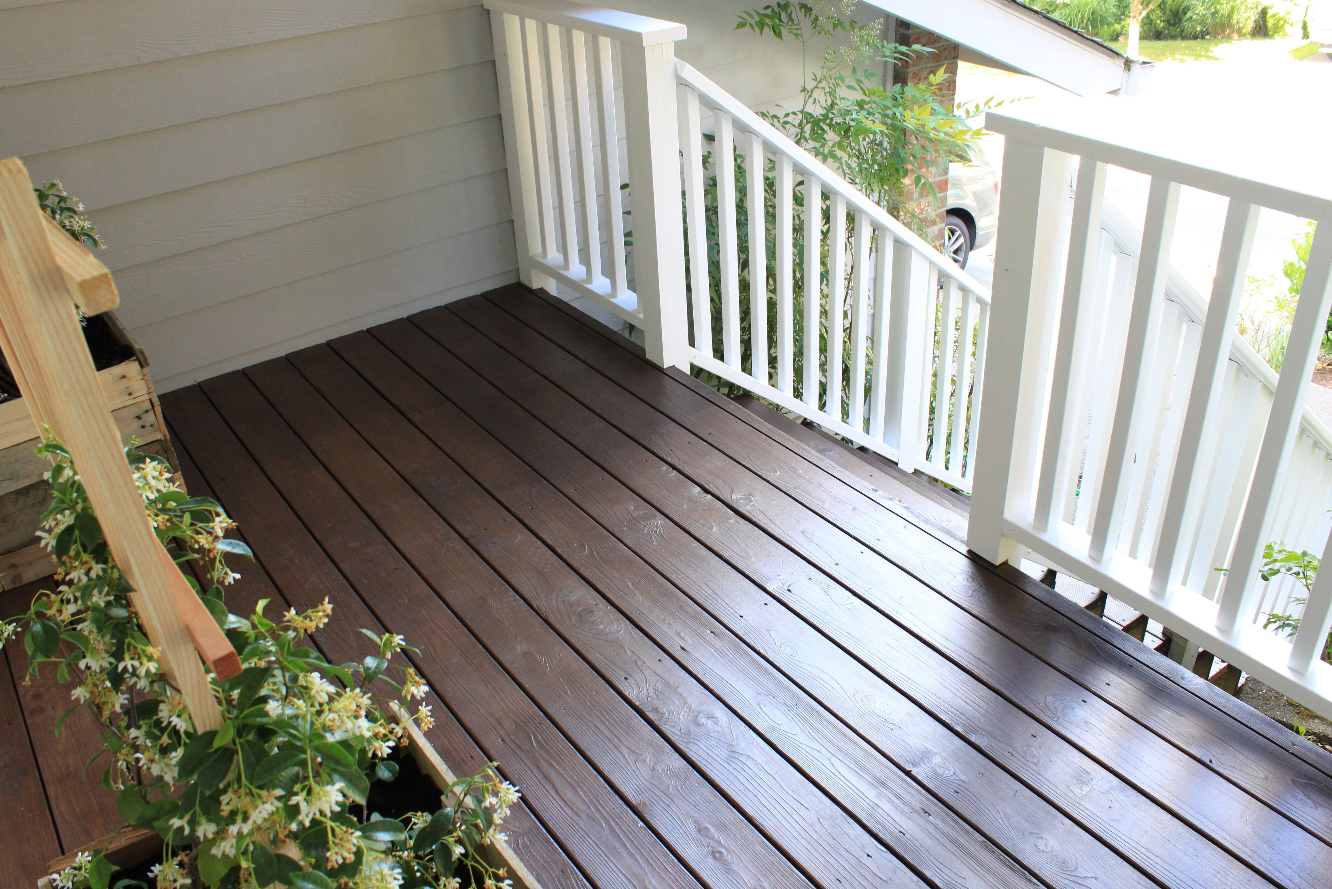 Behr Semi Transparent Deck Stain Chocolate House Projects Behr inside proportions 4624 X 3085