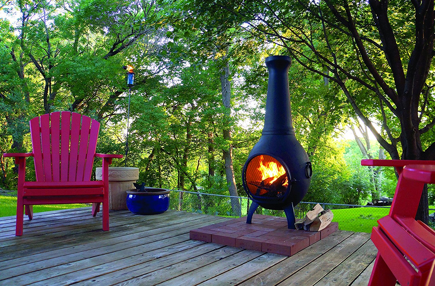 Best Aluminum Chiminea Reviews Outdoormancave inside sizing 1500 X 986