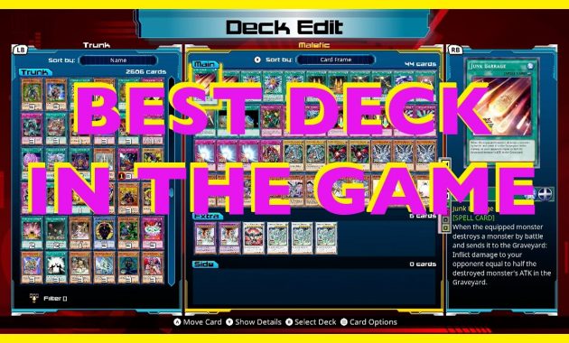 Best Deck In The Game Decklist Yu Gi Oh Legacy Of The Duelist with regard to proportions 1280 X 720