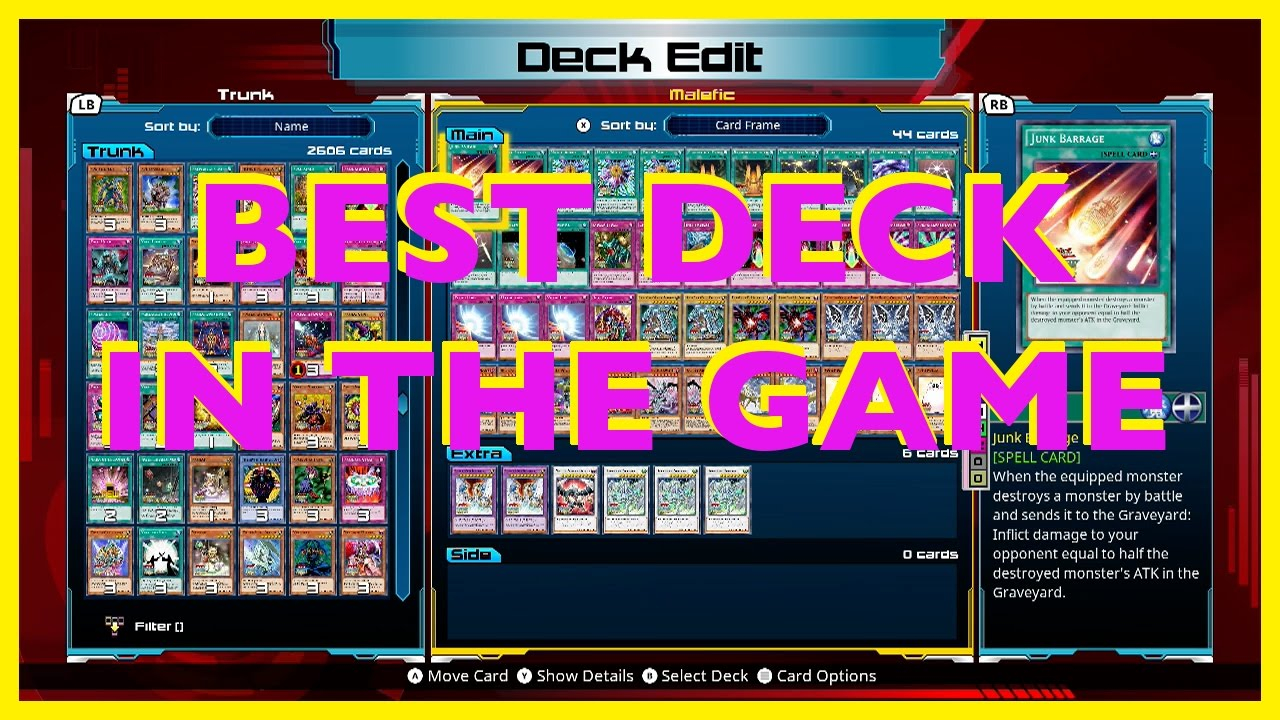 Best Deck In The Game Decklist Yu Gi Oh Legacy Of The Duelist with regard to proportions 1280 X 720