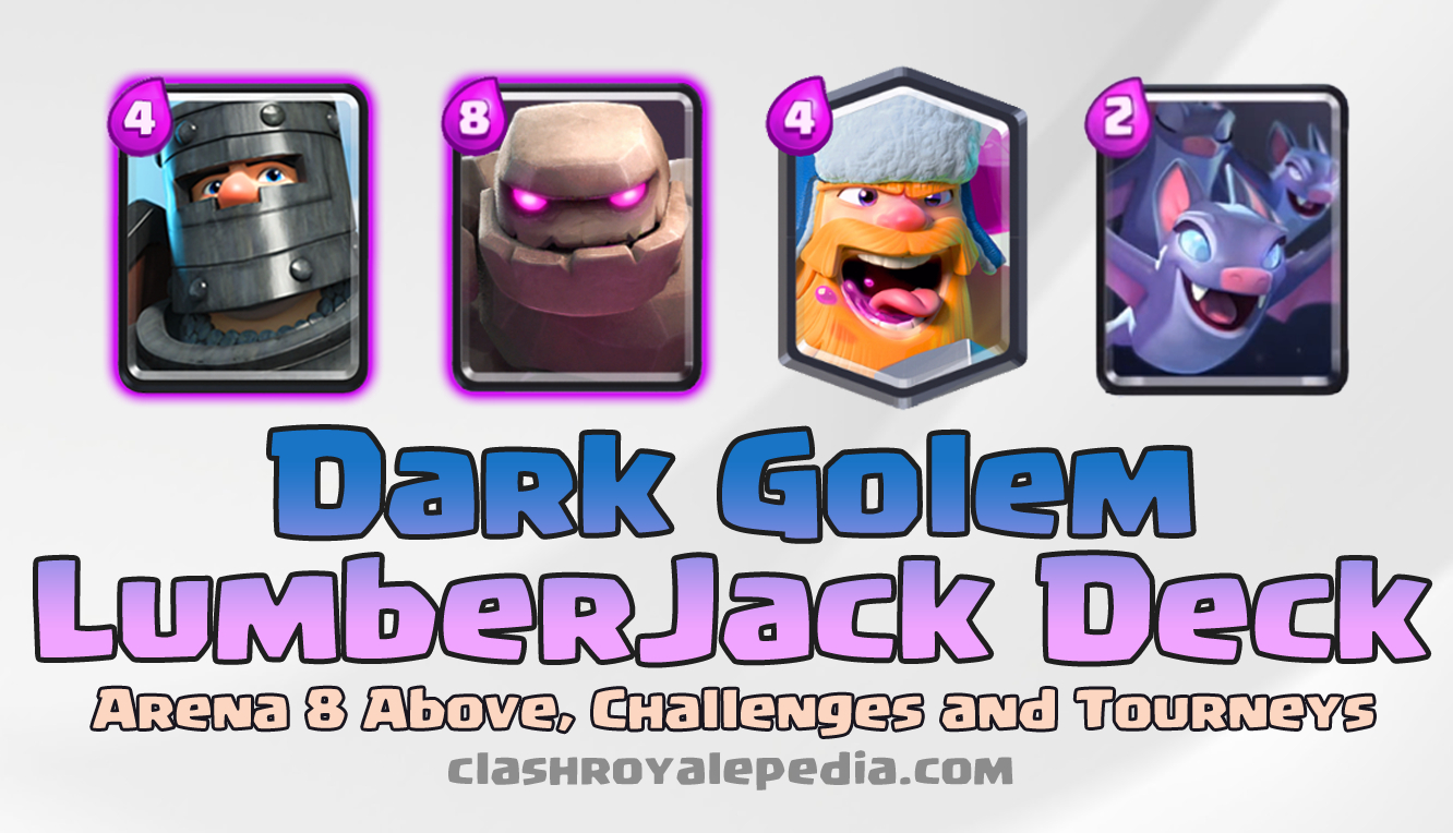 Best Lumberjack Deck Strategies In The Arena Clash Royalepedia with regard to measurements 1332 X 764