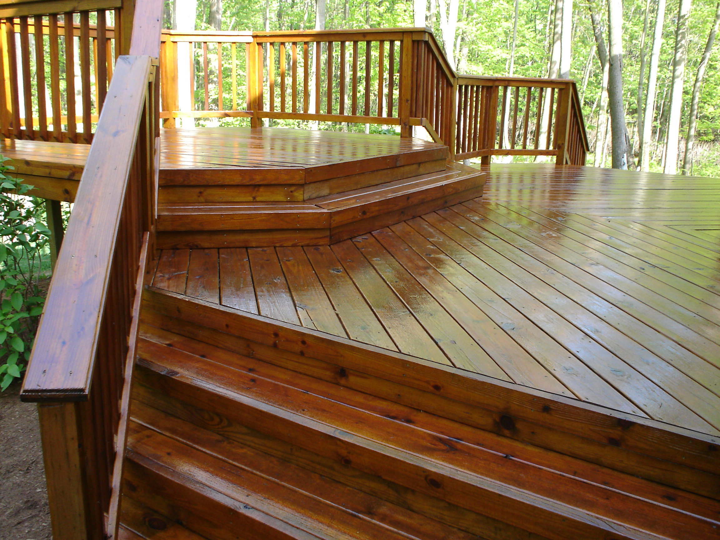 Best Stain For New Cedar Deck Canada With Treatment Plus Sealer Old regarding sizing 2304 X 1728