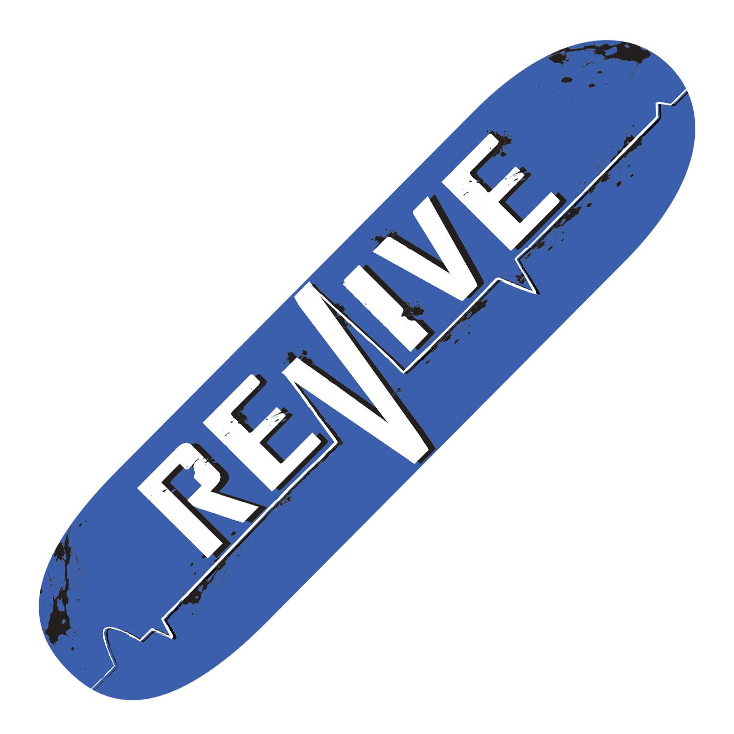 Blue Lifeline Deck From Revive Skateboards Skateboard within proportions 1500 X 1500