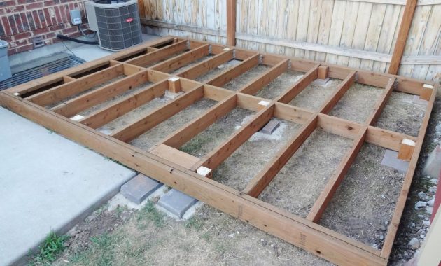 Build A Floating Deck 13 Steps With Pictures intended for size 1024 X 768