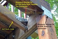 Build Deck Rail Simpson Strong Tie Dtt2z Deck Post Connector 12 throughout sizing 1218 X 1047