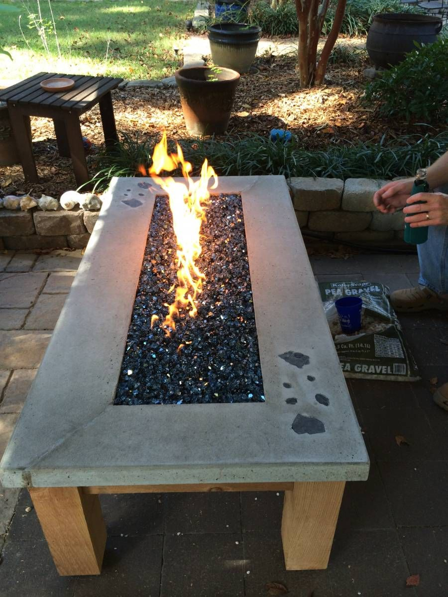 Build Your Own Gas Fire Table Wwweasyfirepits Landscaping with regard to measurements 900 X 1200