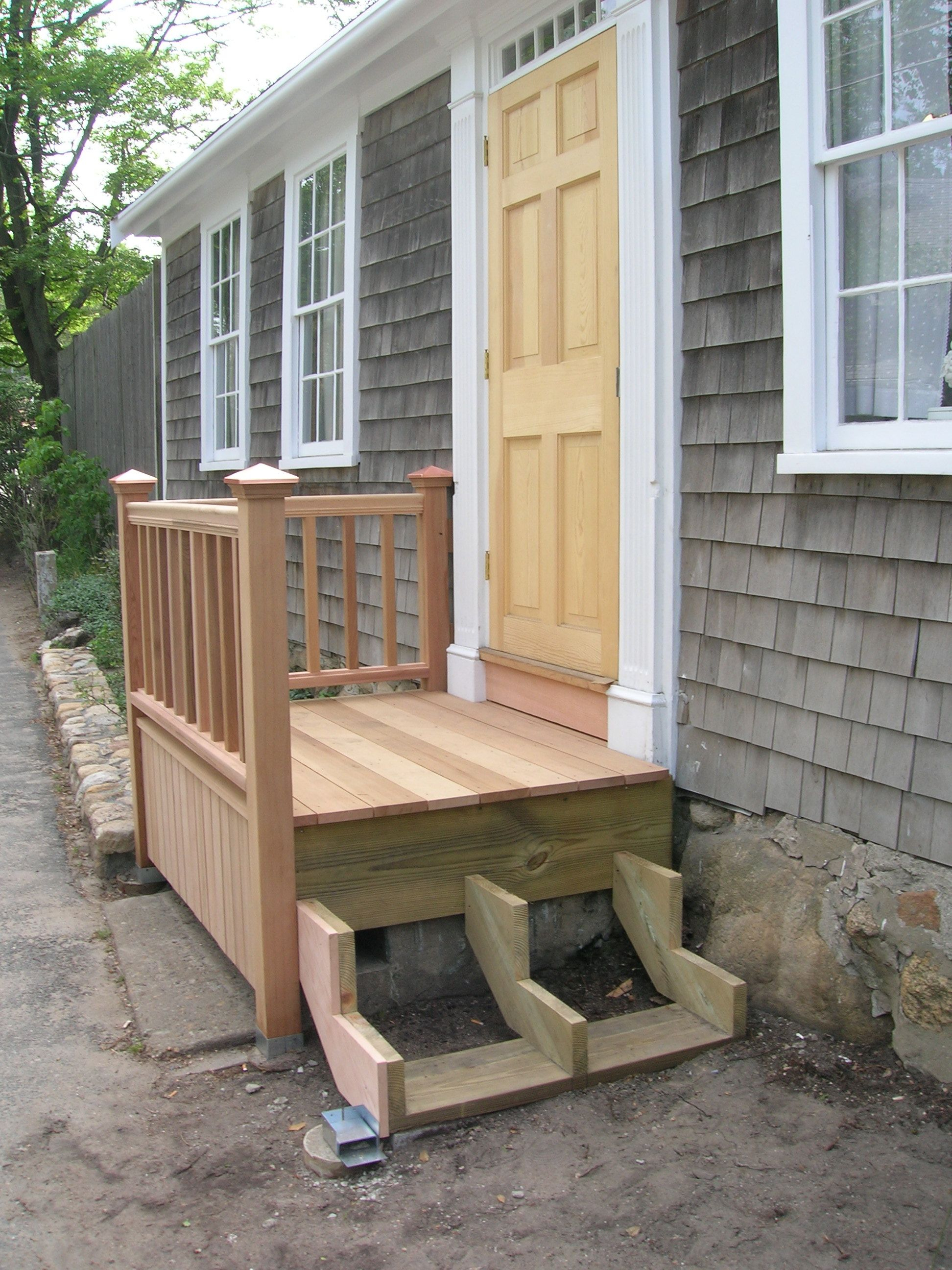 Building The New Front Steps Decks In 2019 Front Porch Steps with regard to size 1944 X 2592