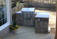 Built In Grill On Wood Deck Garden Ideas In 2019 Outdoor Grill regarding measurements 1600 X 1200