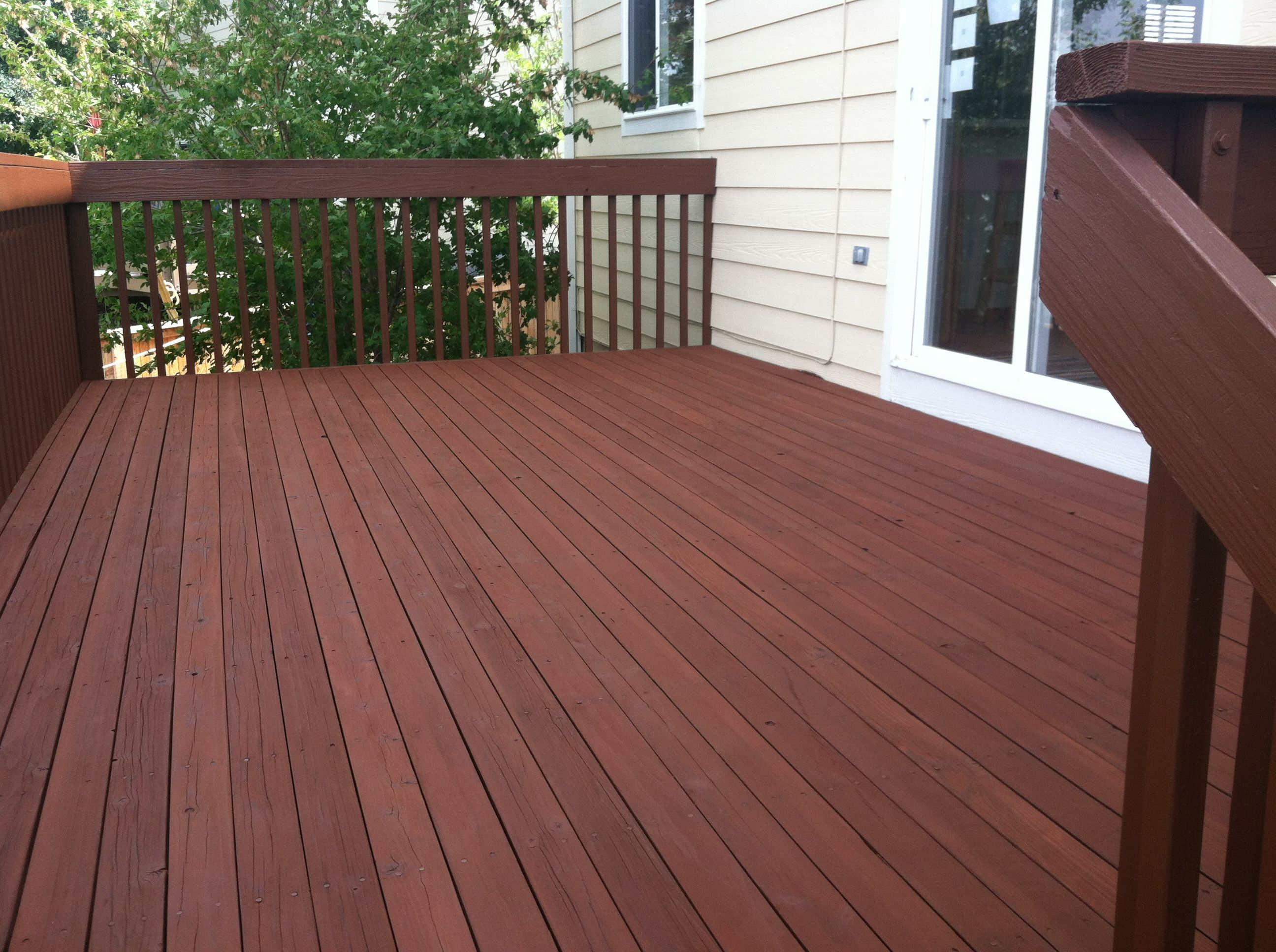 Cabot Deck Stain In Semi Solid Oak Brown Best Deck Stains In 2019 intended for proportions 2592 X 1936