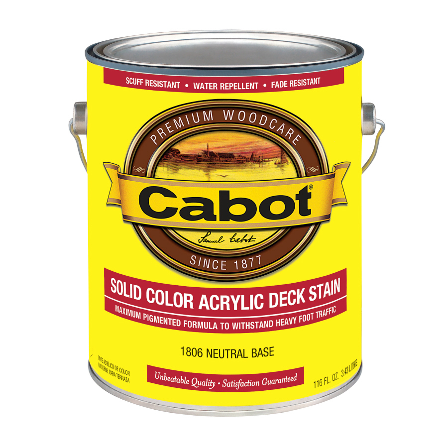 Cabot Tintable Neutral Base Solid Exterior Stain And Sealer Actual pertaining to dimensions 900 X 900