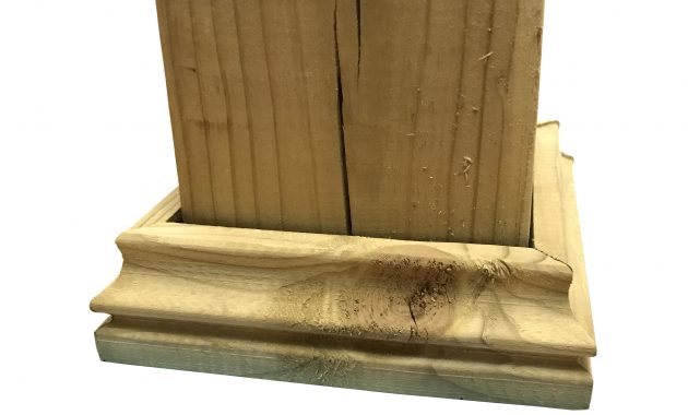 Cambium Pressure Treated Wood Decorative Post Base For Fence And for proportions 2868 X 2868