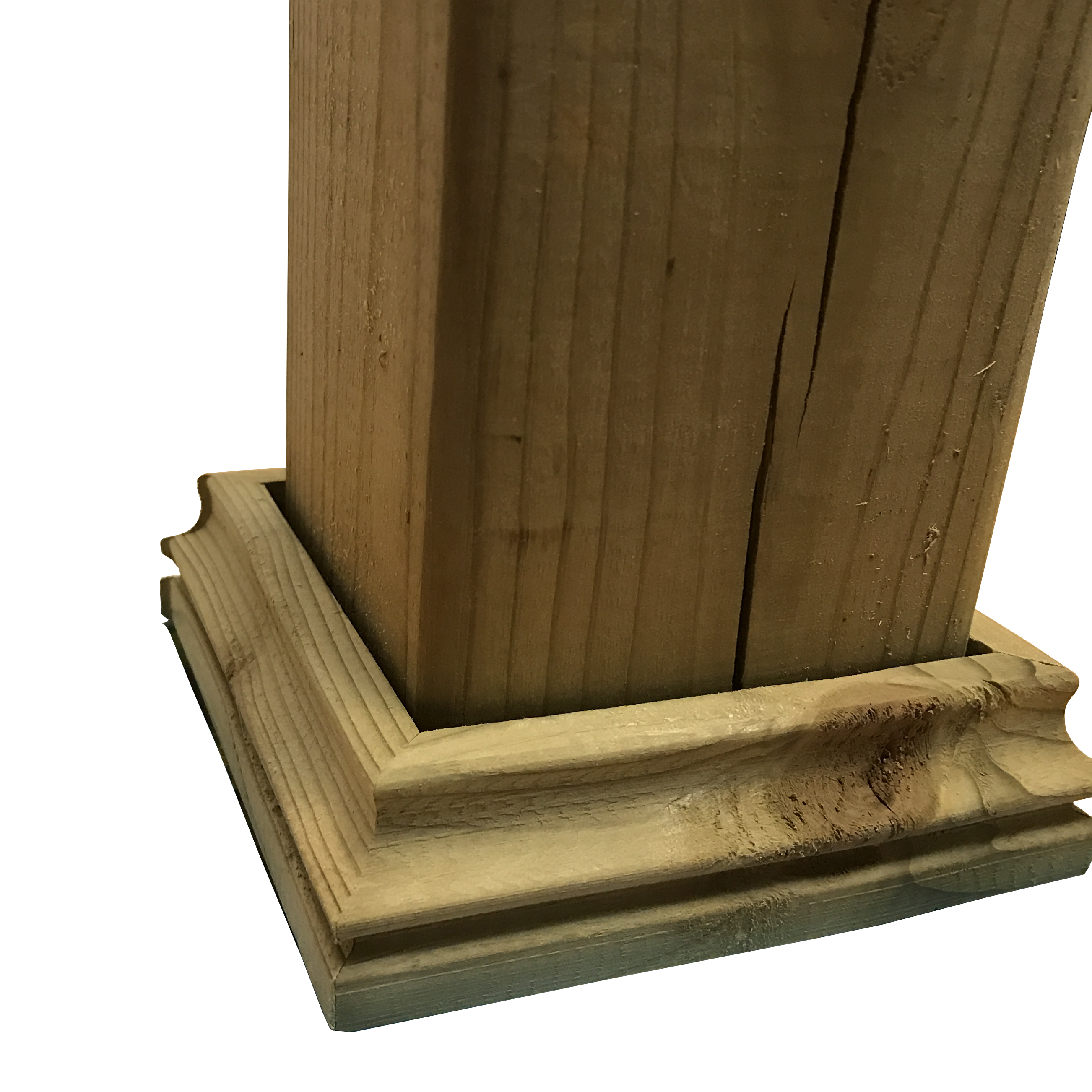 Cambium Pressure Treated Wood Decorative Post Base For Fence And throughout dimensions 2604 X 2604