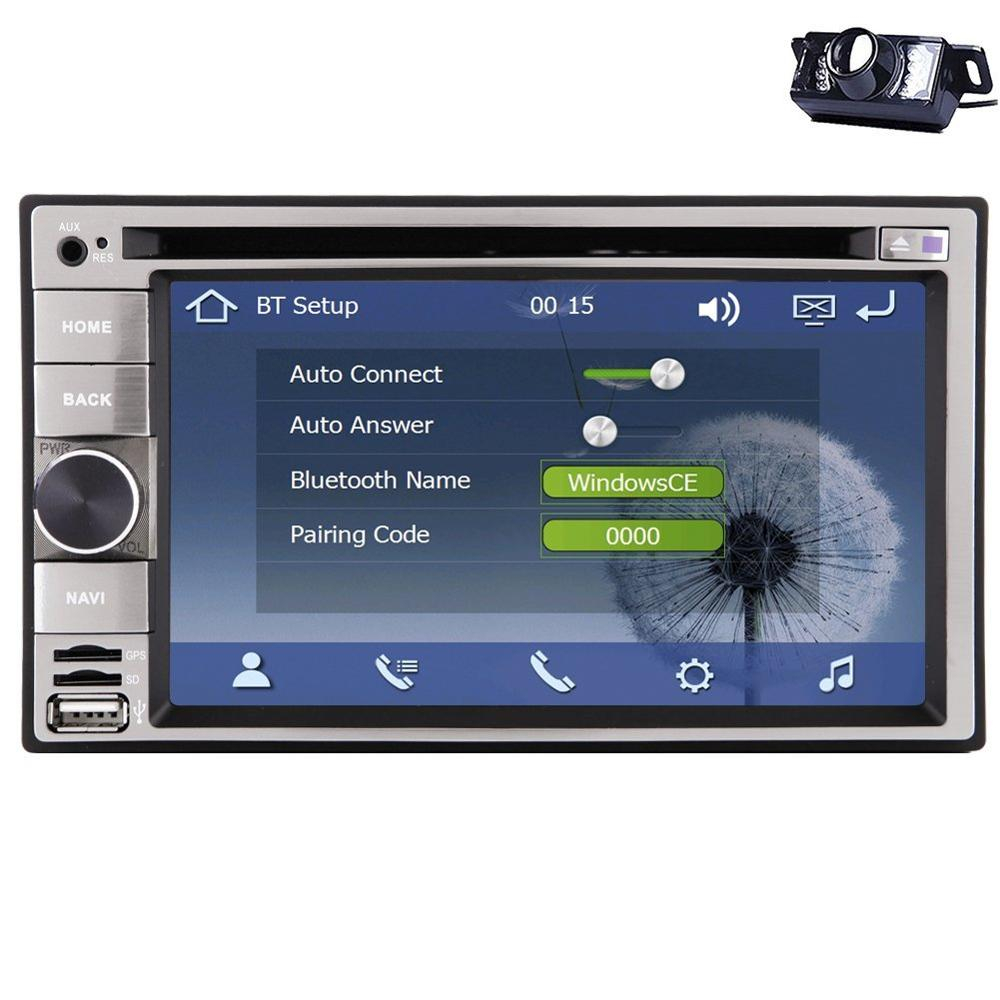 Cameradouble Din In Dash 62 Lcd Touch Screen Car Stereo Deck pertaining to sizing 1000 X 1000