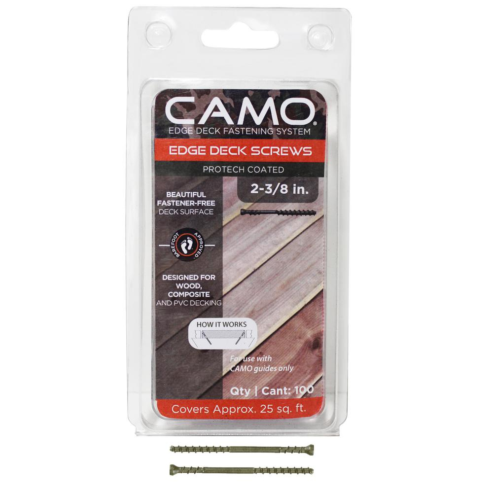 Camo 2 38 In Protech Coated Trimhead Deck Screw 100 Count 345140 within dimensions 1000 X 1000