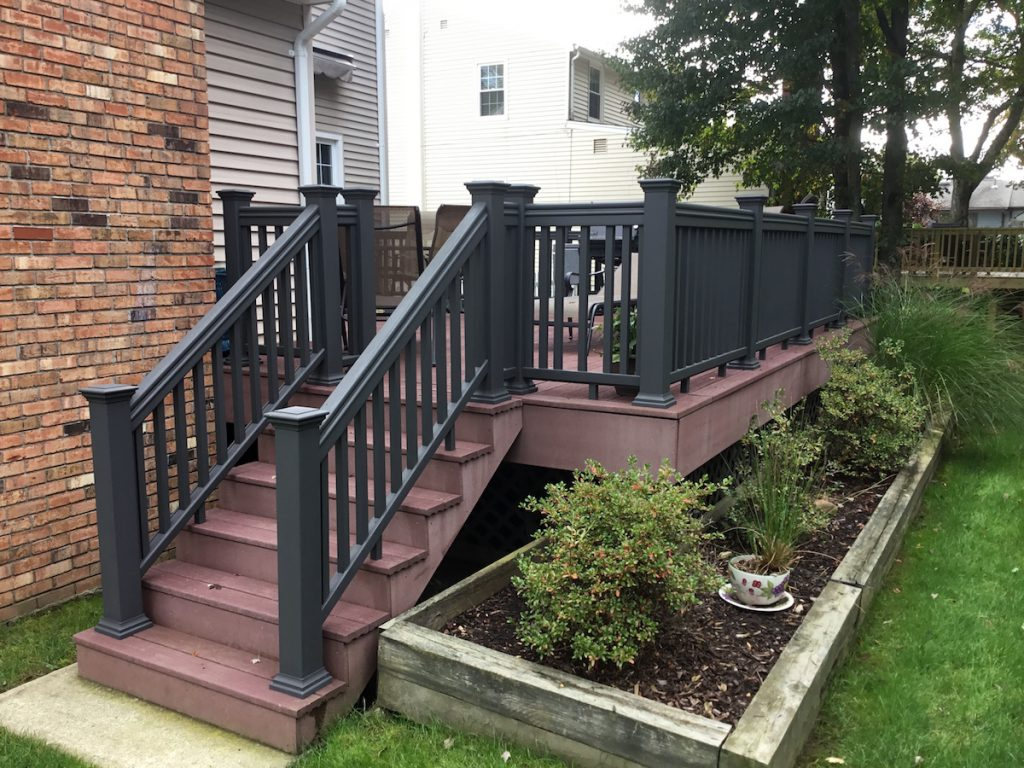 Can You Paint Composite Deck Railings Monks Home Improvements with proportions 1024 X 768