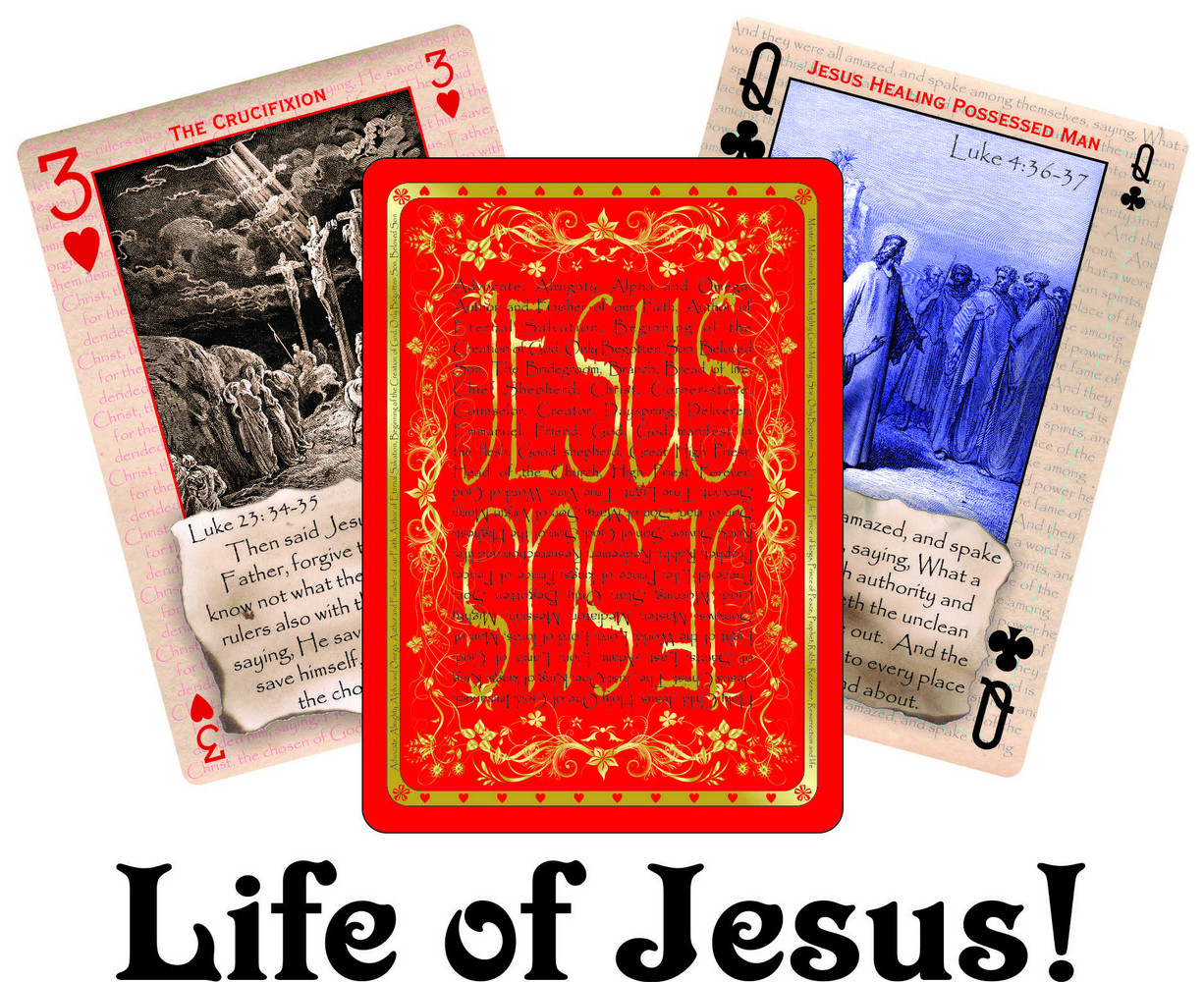 Cards Newts Life Of Jesus Deck Bible Playing Cards Is Only for size 1226 X 1000