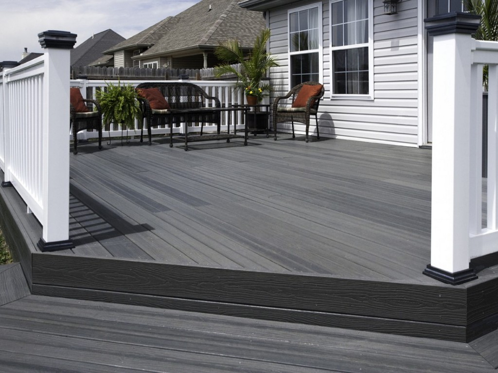 Certainteed Composite Decking Reviews Deck Porch Railings throughout size 1024 X 768