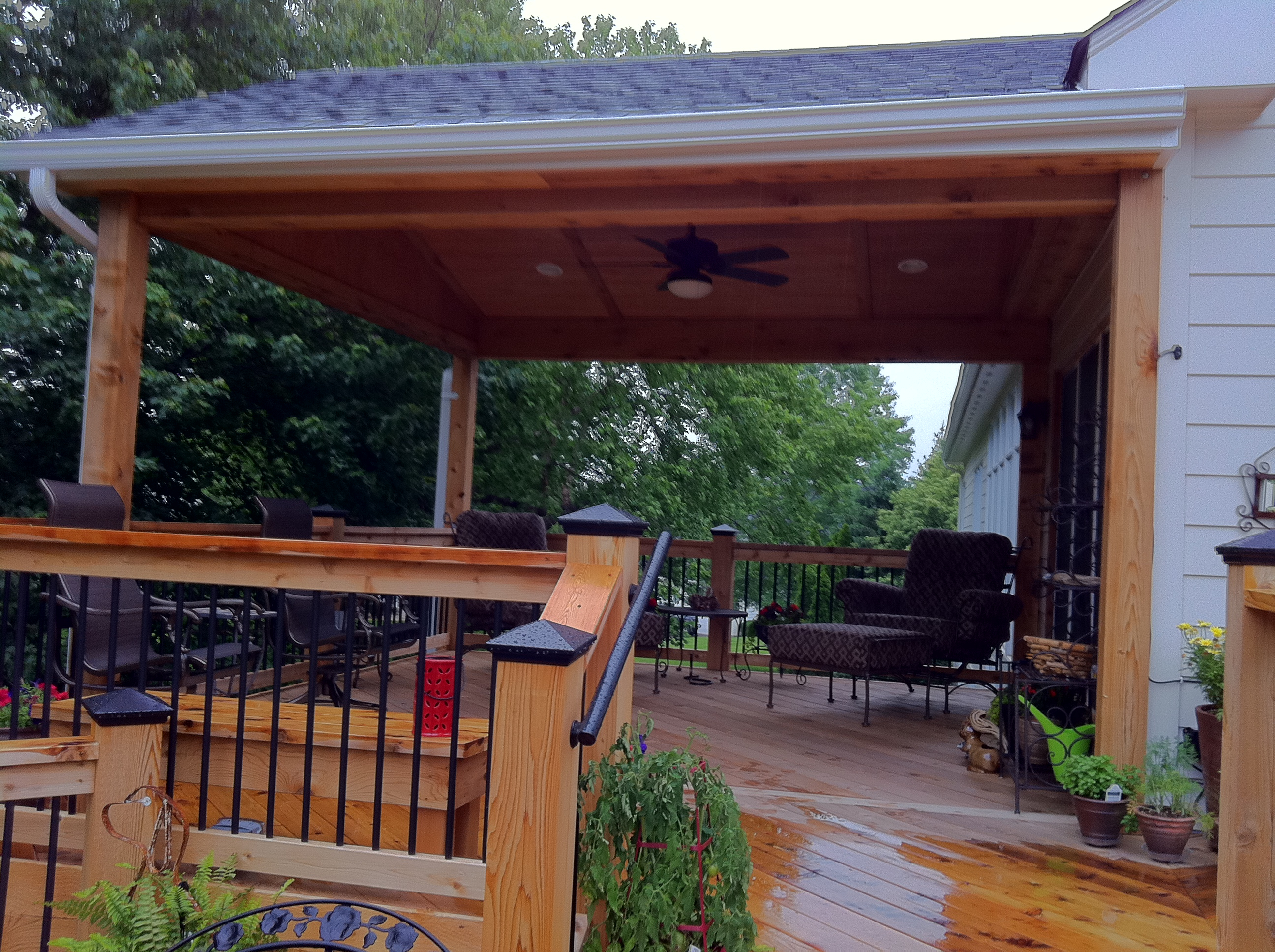 Chesterfield Fence Deck Company Cedar Decking pertaining to measurements 2592 X 1936