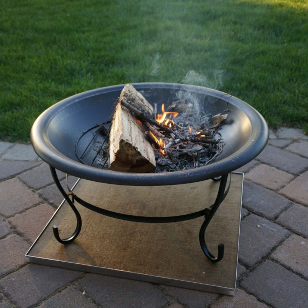 Chiminea On Composite Deck Outdoor Fireplace Wood With Deckorator intended for proportions 1024 X 1024