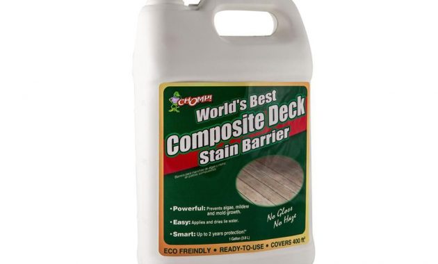 Chomp 128 Oz Composite Deck Algae And Mildew Stain Barrier for proportions 1000 X 1000