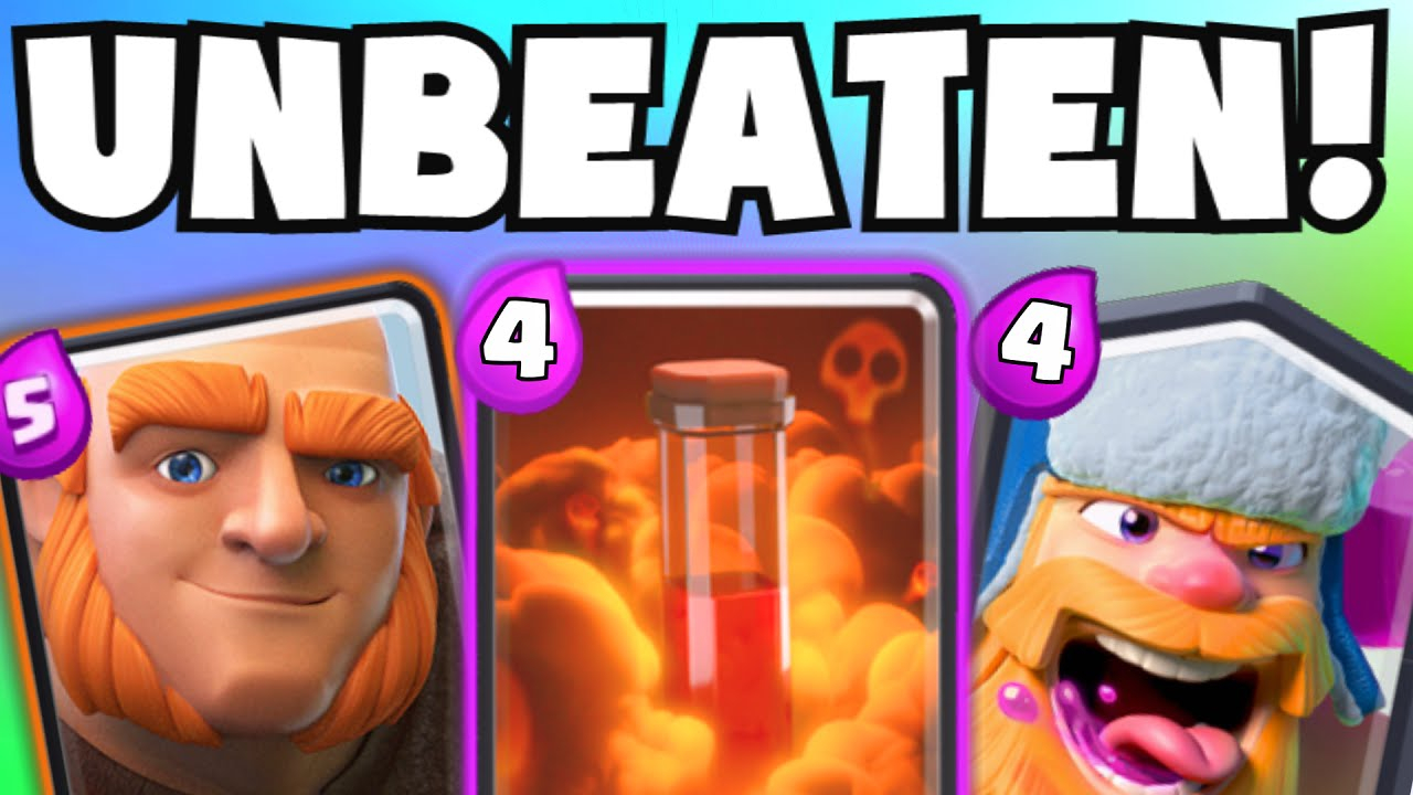 Clash Royale Unbeatable Giant Poison Lumberjack Deck Strategy Best intended for size 1280 X 720