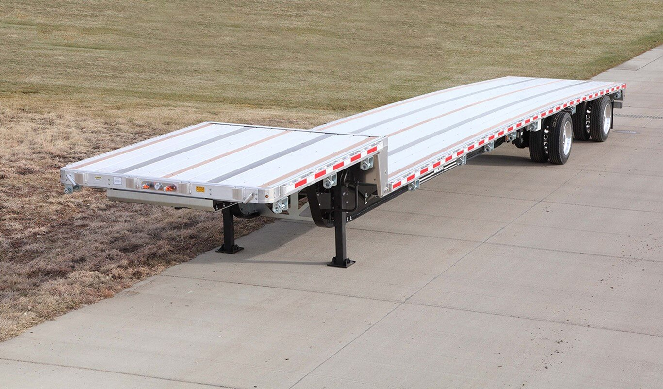 Combo Steel Aluminum Step Deck Trailer Kingpin Trailers Ltd throughout measurements 1366 X 801