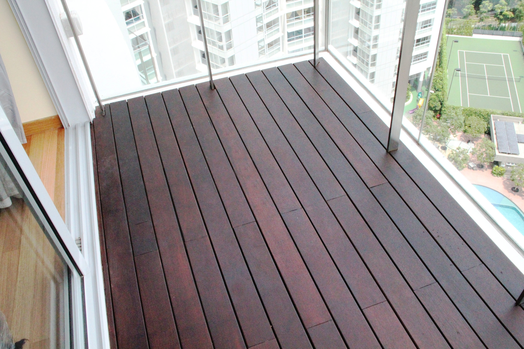 Completed Decking Project Evorich Iron Wood Decking Aalto with regard to size 2000 X 1333