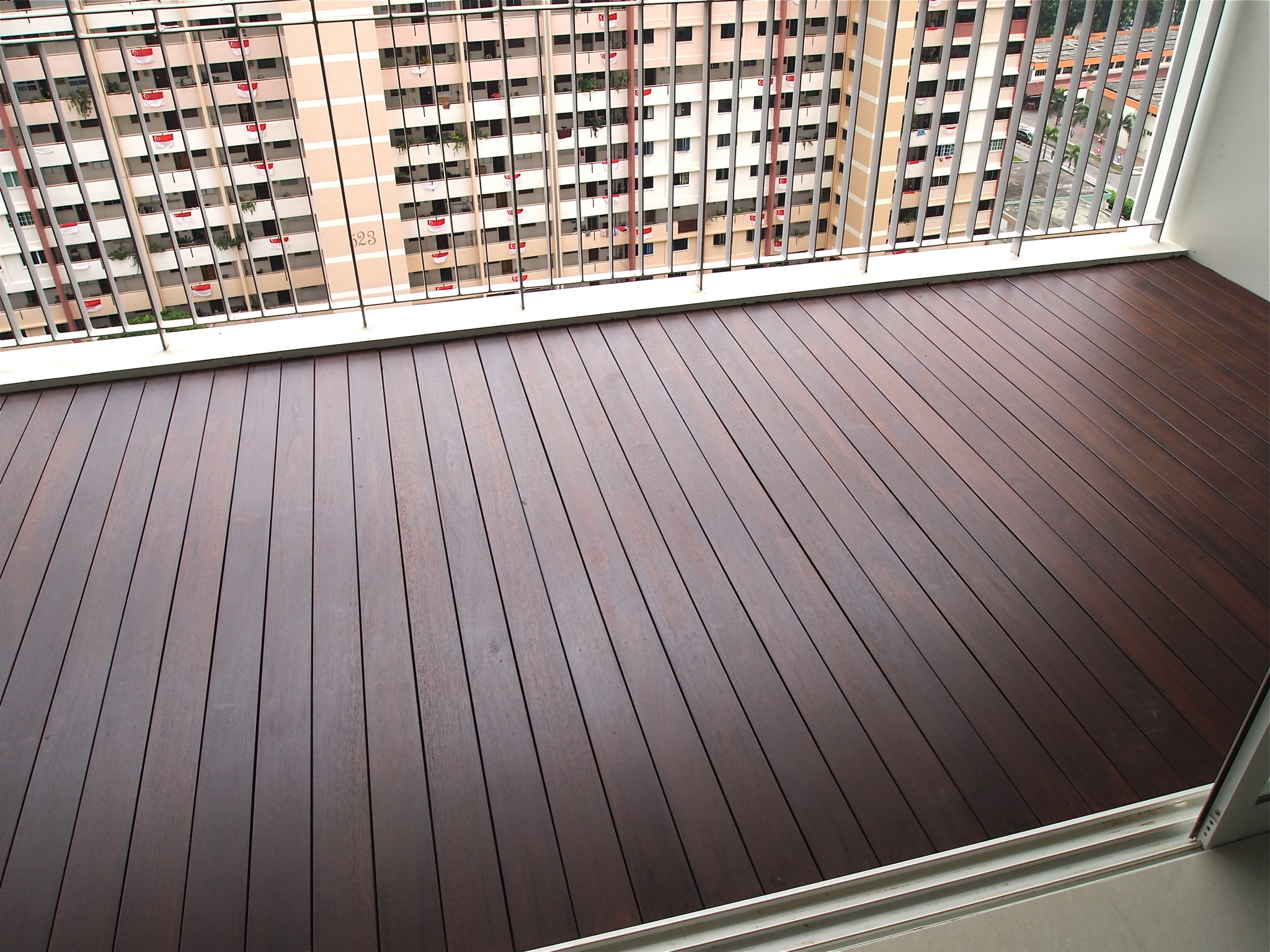 Completed Decking Project Evorich Iron Wood Decking Park within sizing 2048 X 1536