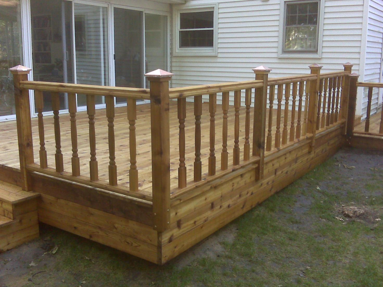 Composite Deck Skirting White Canada Trex Ideas Decking Deck Porch with regard to size 1471 X 1103