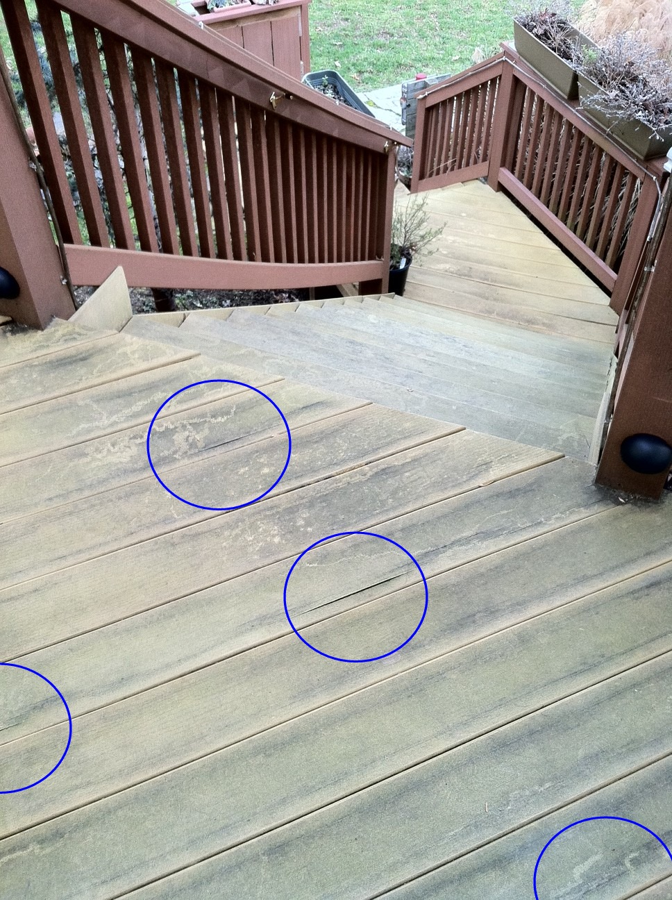 Composite Decking And Railings Clean Stain Seal Paint Problems intended for measurements 968 X 1296