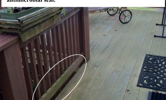 Composite Decking And Railings Clean Stain Seal Paint Problems pertaining to measurements 1224 X 1636