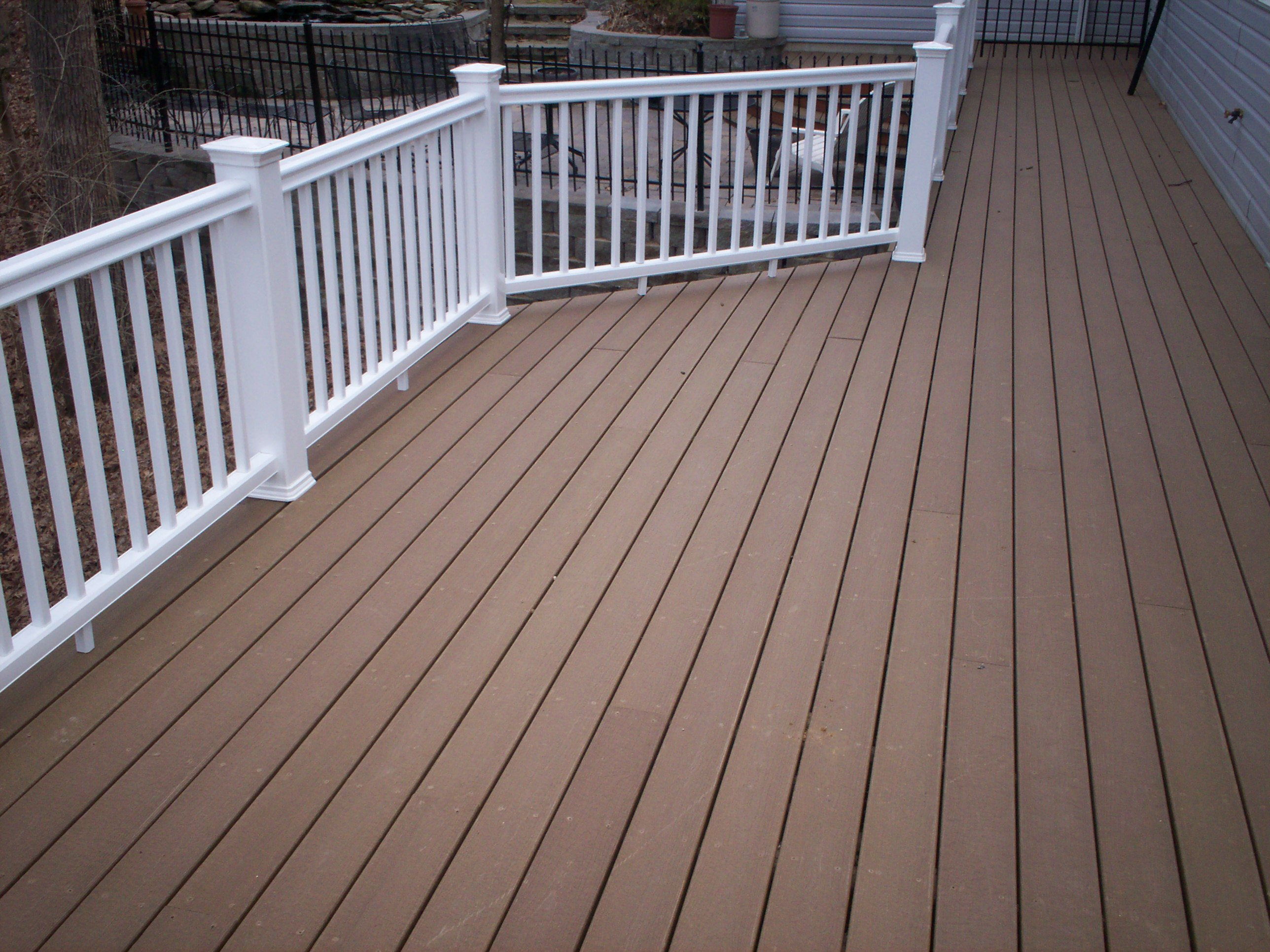 Composite Decking Builds Awesome Decks St Louis Decks Screened with measurements 2576 X 1932