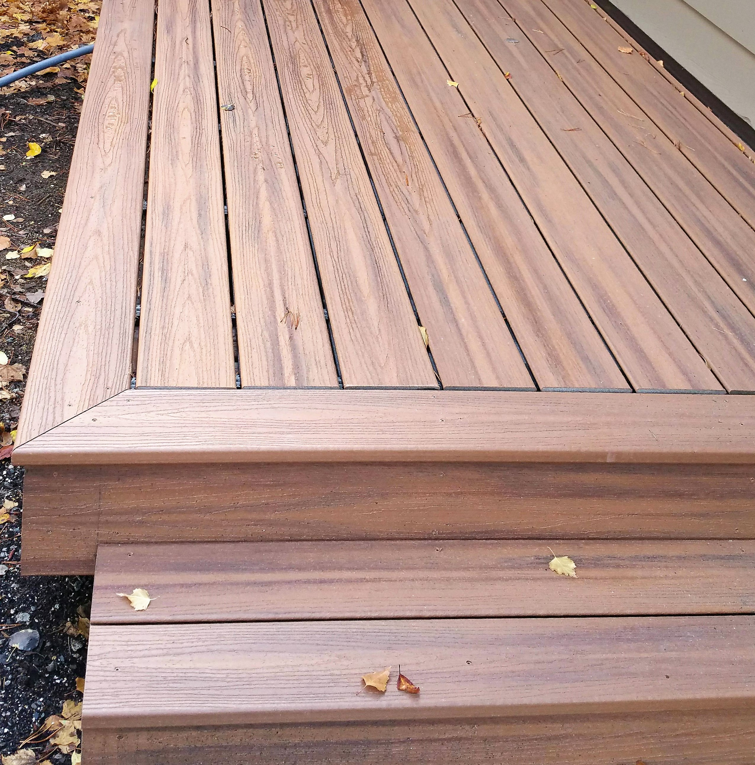 Composite Decking Ends End Caps Hollow Veranda Tropics Deck Porch with measurements 2550 X 2582