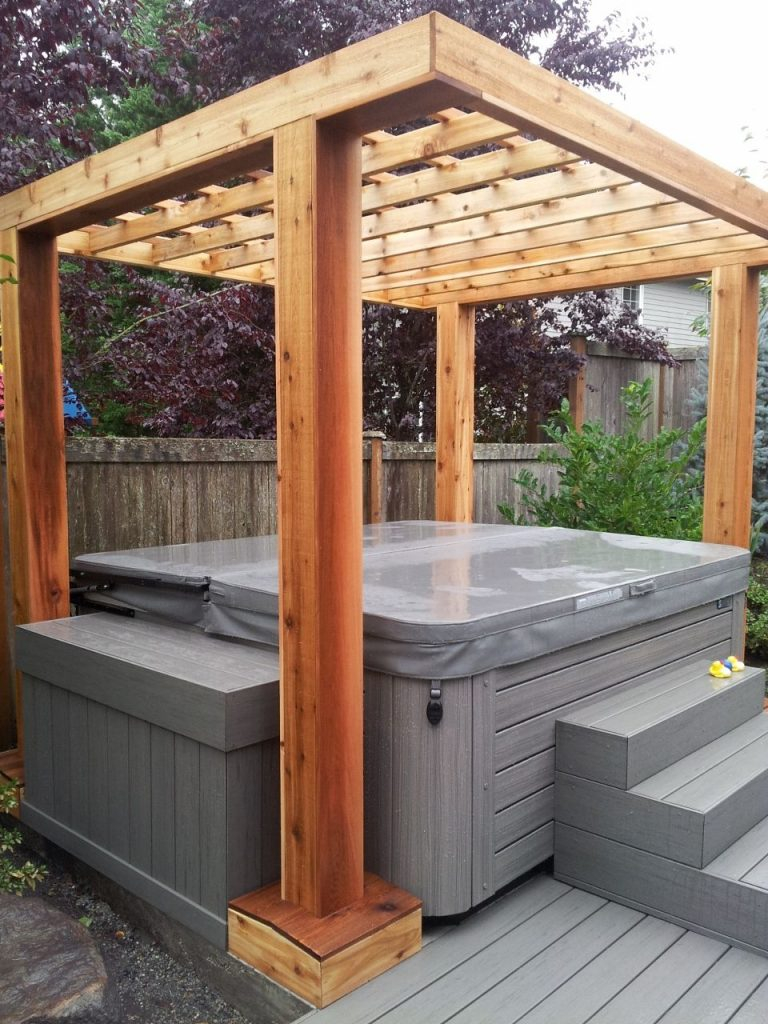 Composite Decking Hot Tub Trex Can Support A Around Under Deck for proportions 768 X 1024