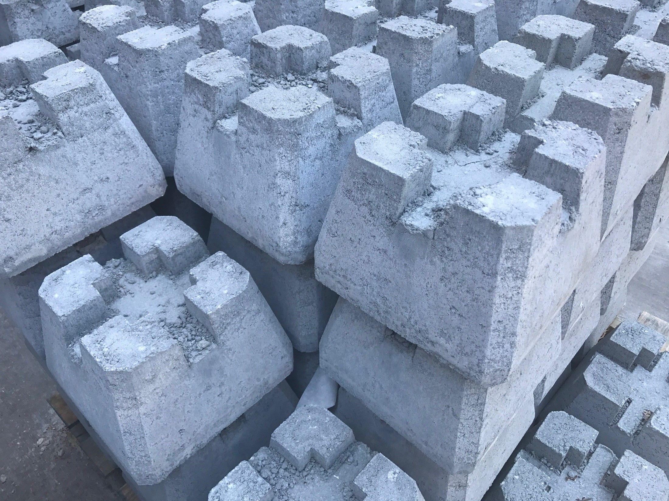 precast concrete pier blocks