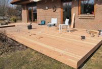 Construction Of A Wooden Deck From Douglas Fir Planks Stock Photo within measurements 1300 X 1064