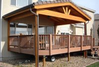 Covered Deck Addition Design Gable Roof Over Deck Deckporch In regarding sizing 1024 X 768