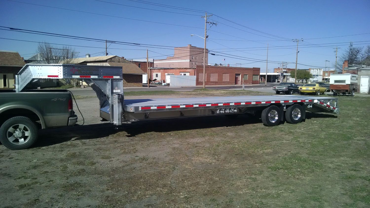 Crossman Trailer Gooseneck Aluminum Flatbed Truck Stuff with regard to size 1500 X 844