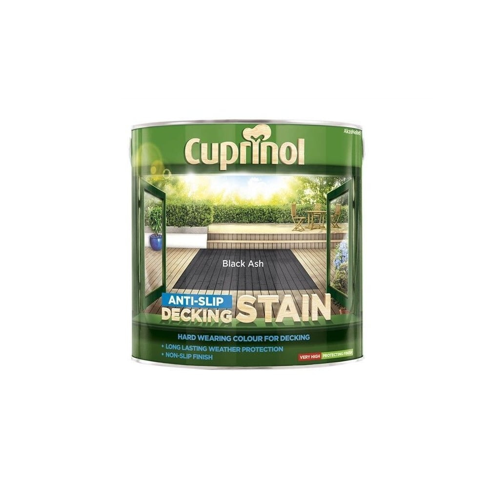 Cuprinol Anti Slip Decking Stain Black Ash 25l with regard to measurements 1000 X 1000