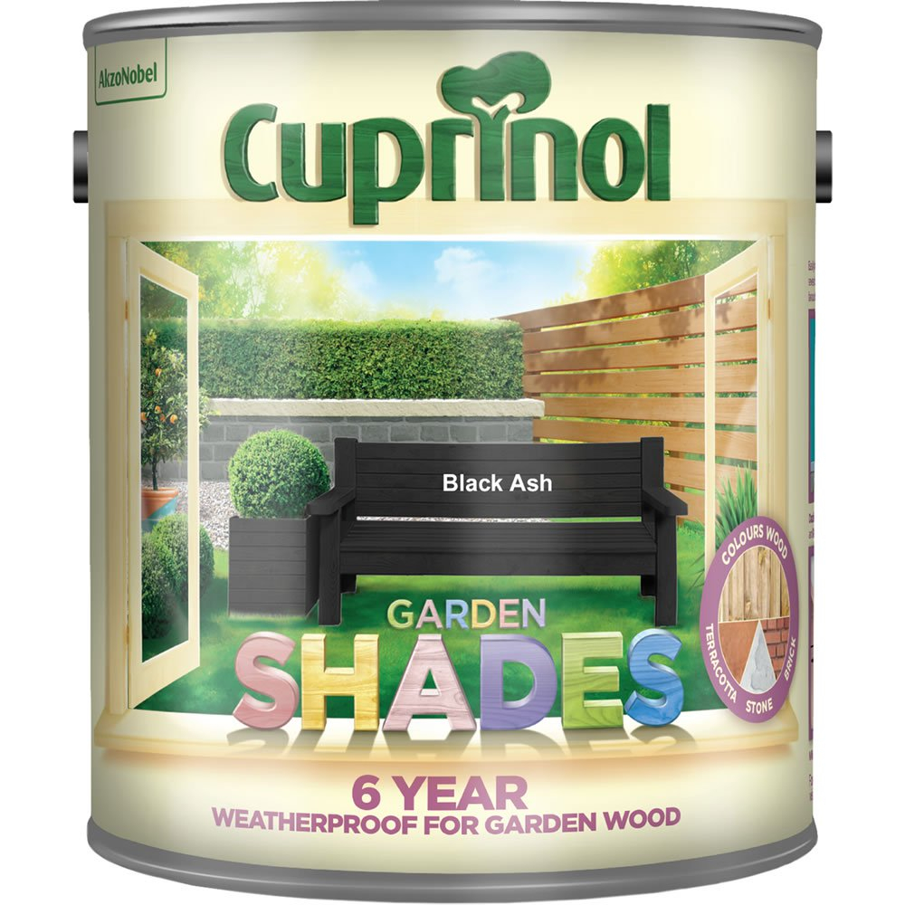 Cuprinol Garden Shades Black Ash Exterior Paint 25l within size 1000 X 1000