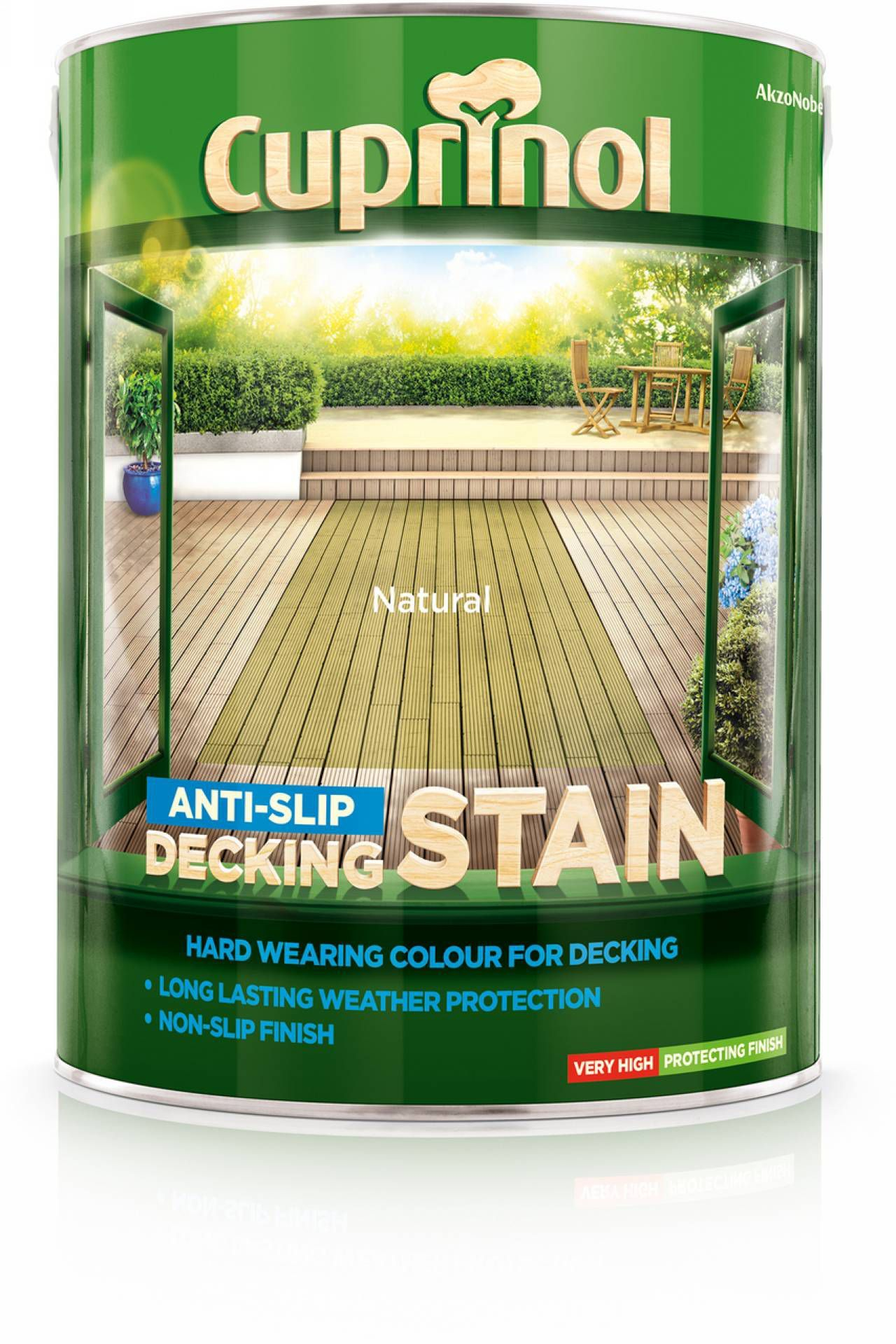 Cuprinol Natural Matt Anti Slip Decking Stain 5l Garden Cuprinol pertaining to measurements 1280 X 1919