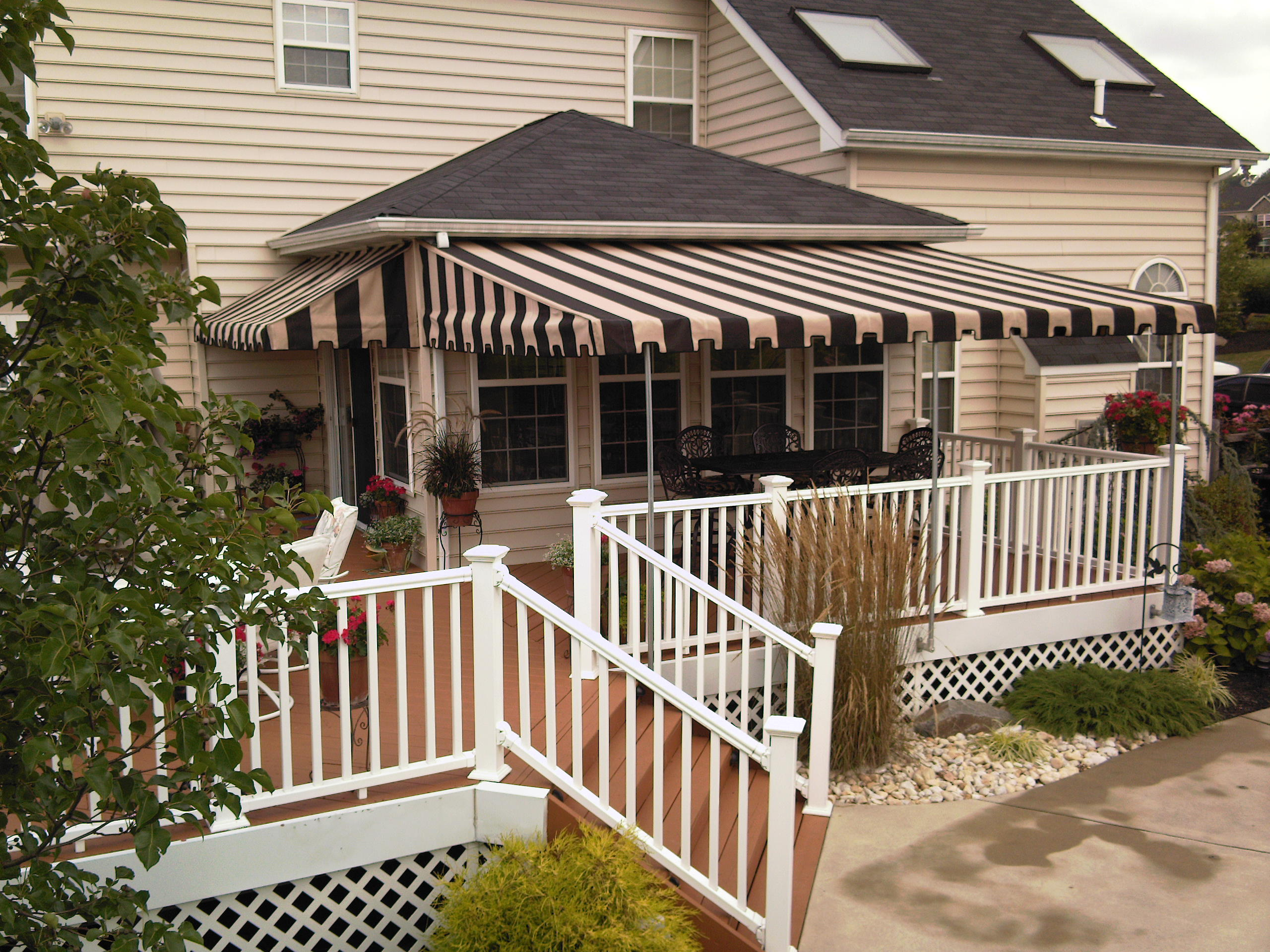 Custom Home Awnings Canopies Pergola Covers Globe Canvas throughout size 2560 X 1920