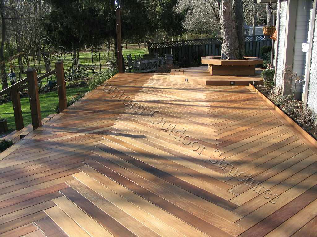 Custom Made Decks Using Cedar Composite Materials Brazilian with regard to dimensions 1024 X 768