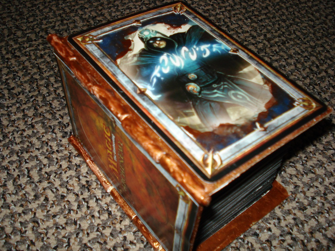 Custom Spell Book Deck Box Version 2 Artwork Creativity throughout sizing 1078 X 809