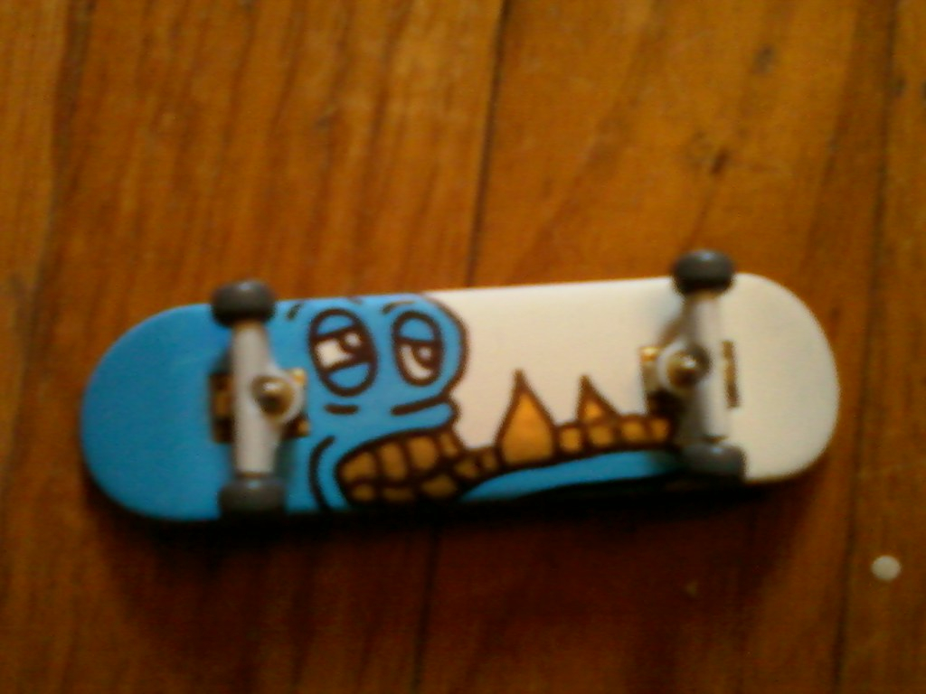 Custom Tech Deck 2 Sanded The Old Graphic Off Painted Wit Flickr in measurements 1024 X 768