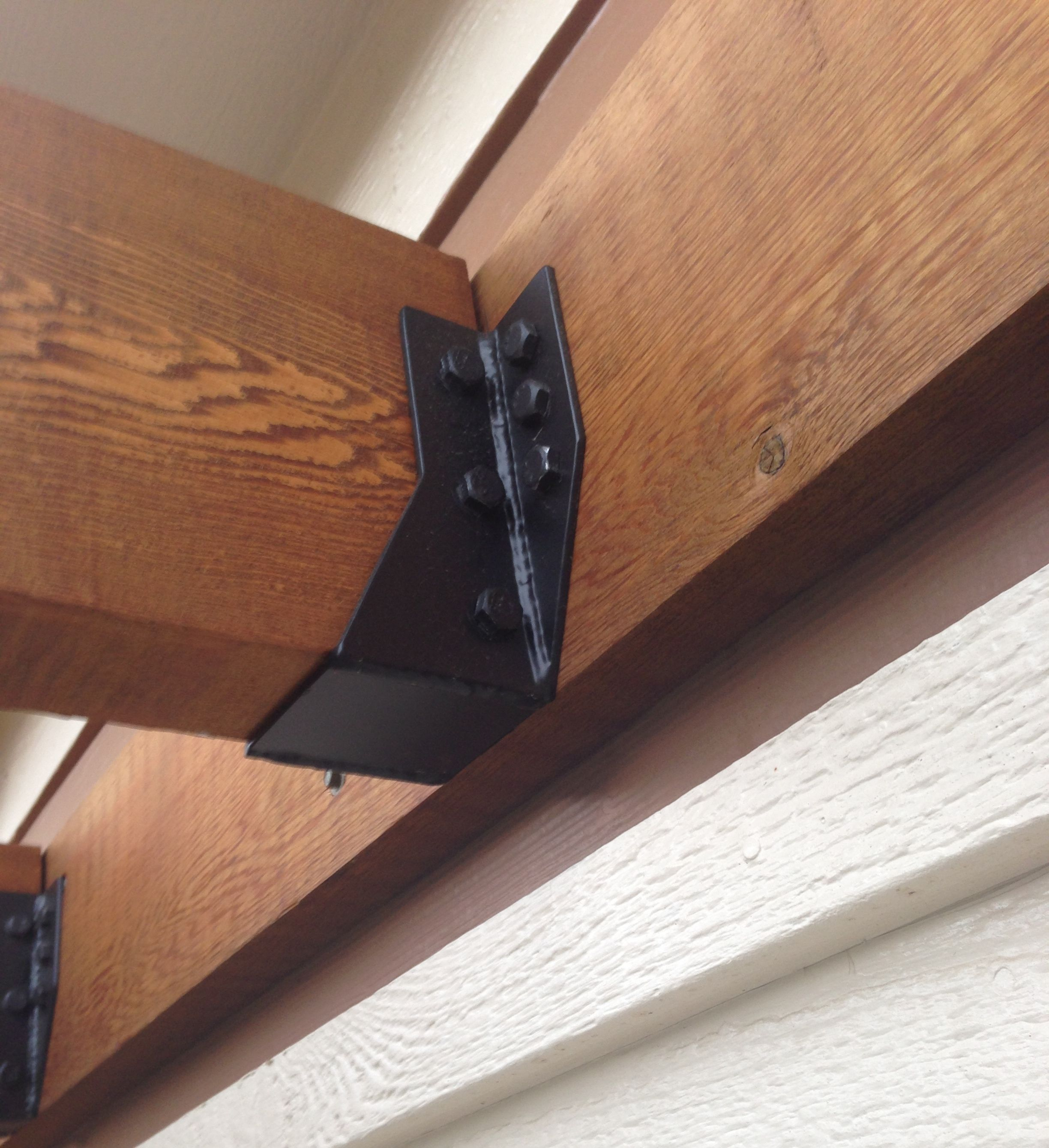 Custom Timber Beam Brackets In 2019 Home Wood Beams Wood regarding sizing 2448 X 2680