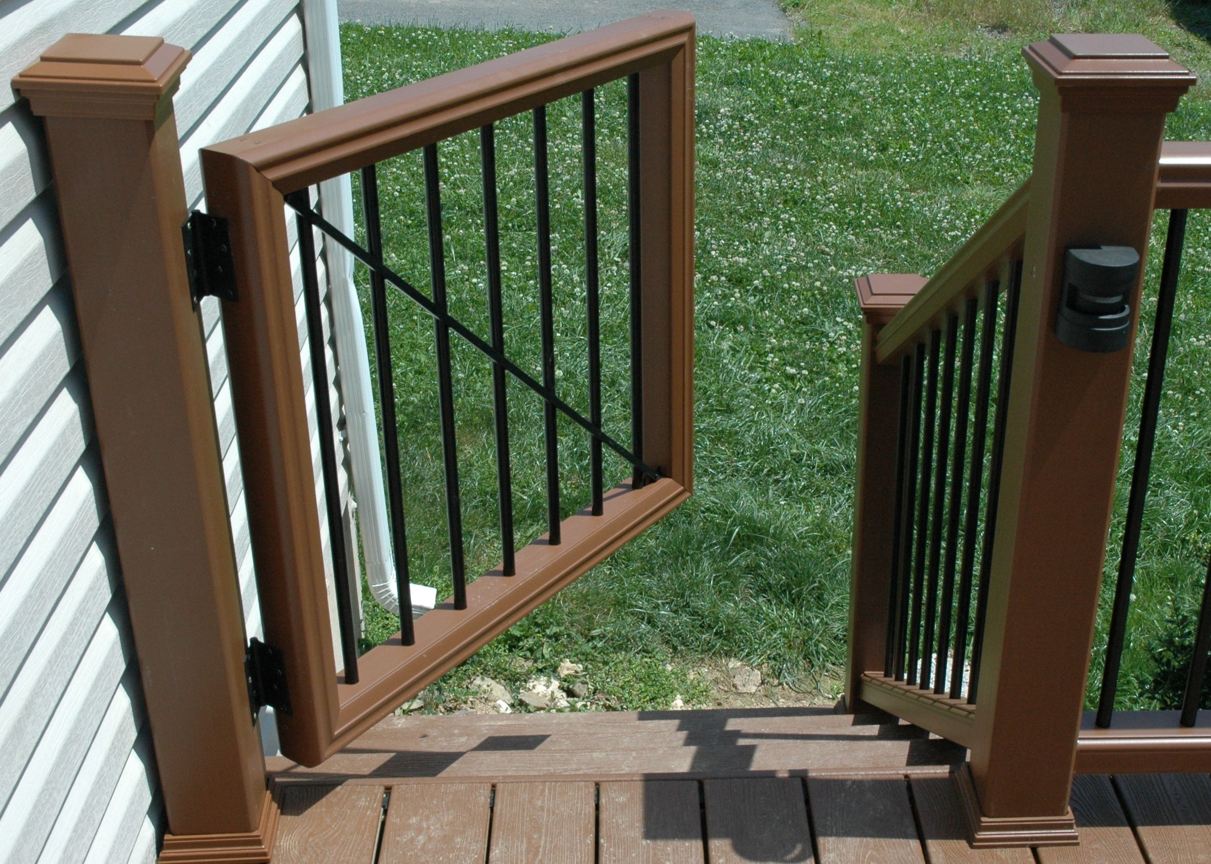 Custom Trex Transcend Gate Lawn And Deck Deck Gate Deck intended for size 2362 X 1686