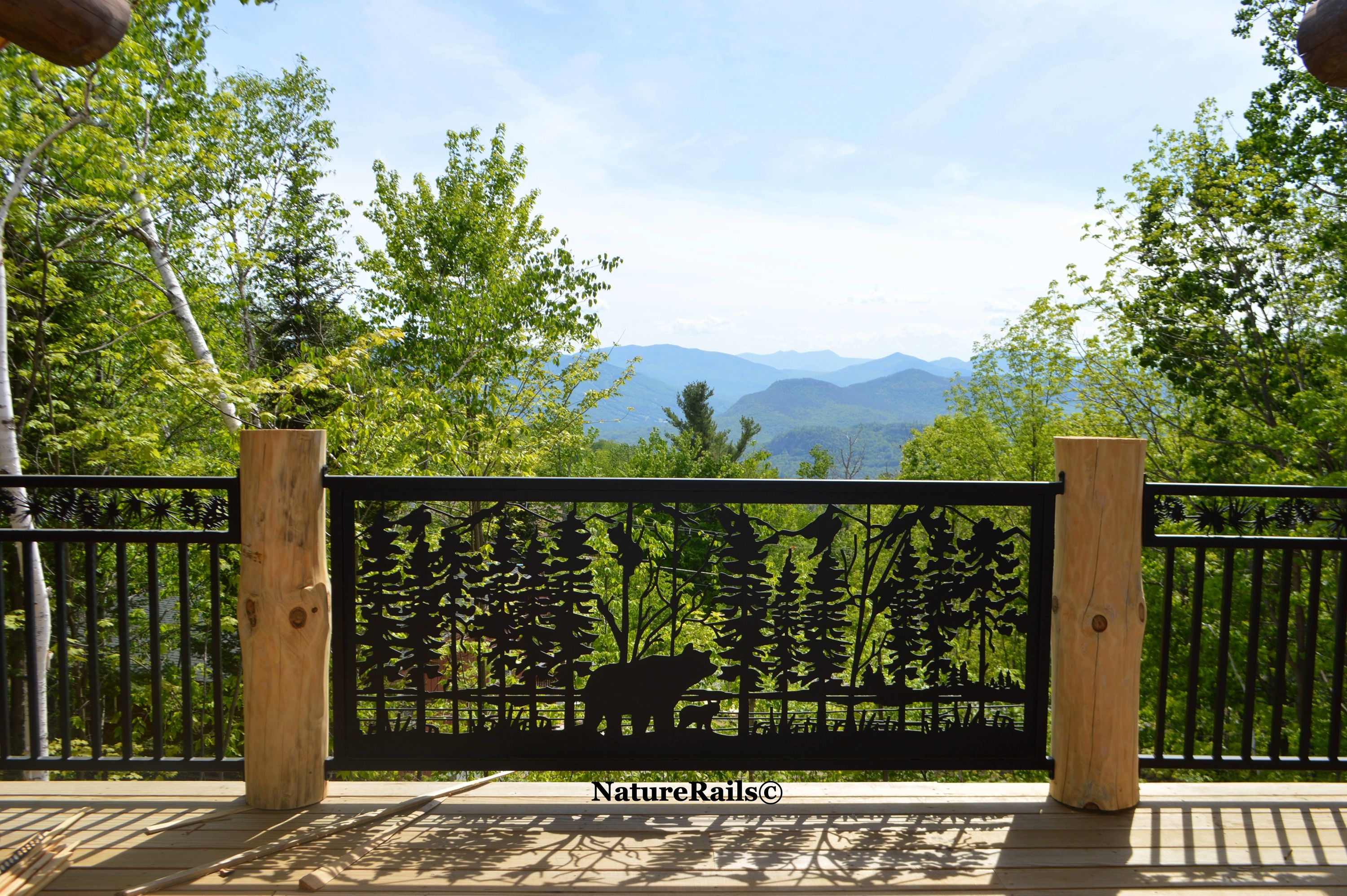 Custom Wildlife Railing Panels For Your Deck Or Balcony Powder in dimensions 3000 X 1996