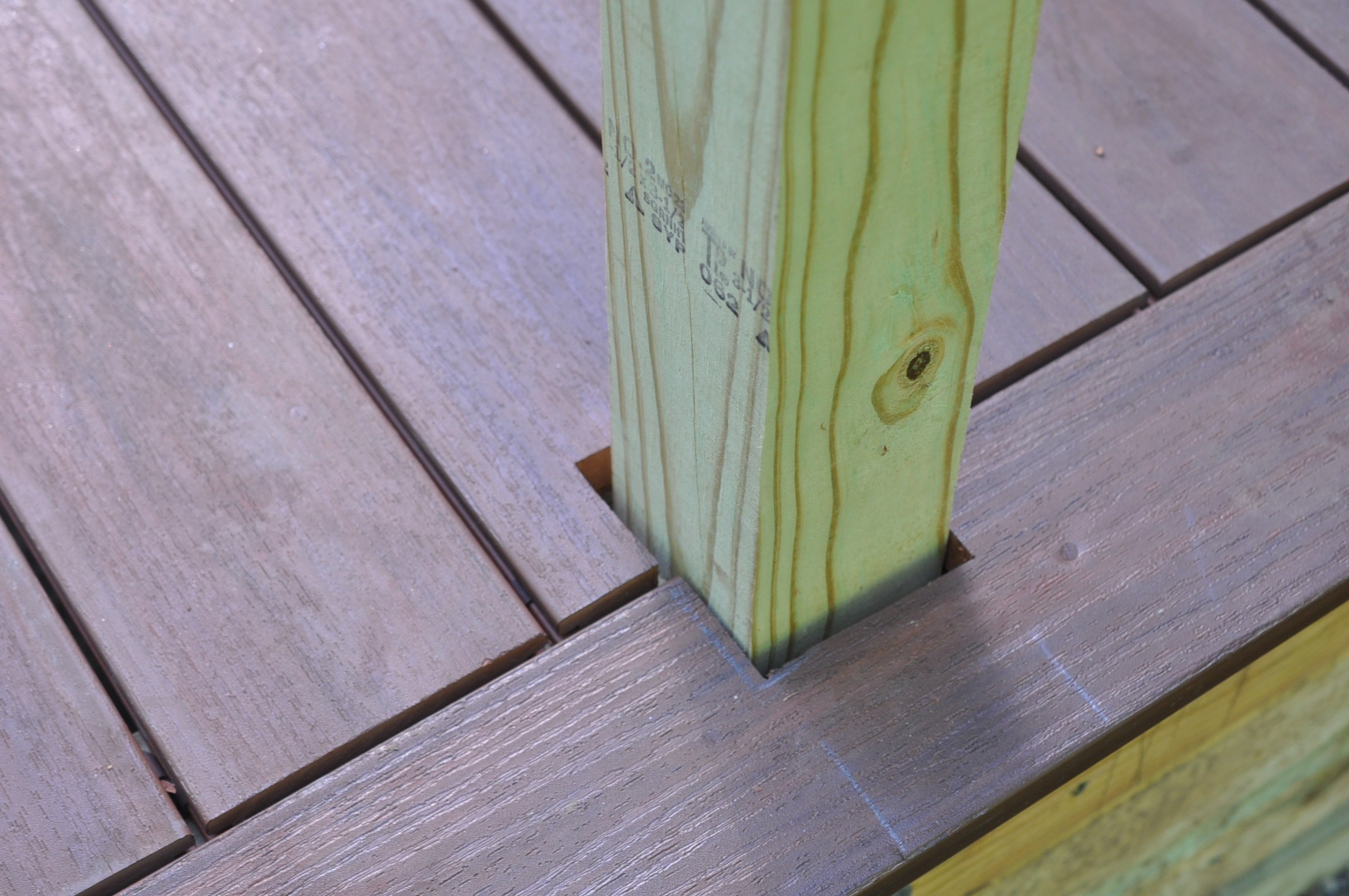 Cutting Composite Decking Image Of Over Existing Deck Veranda Jigsaw pertaining to measurements 2144 X 1424