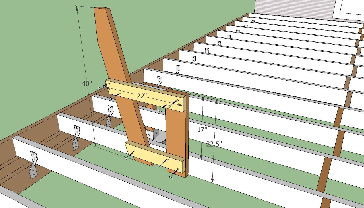 Deck Bench Plans Free Diy Diy Deck Deck Framing Deck Building in proportions 1280 X 731